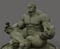 Hulk NO Smash!!!, Frankie DeRosa : Here is a sculpt called Hulk NO Smash! It was inspired from a sketch I found from Terry Moore (http://terrymooreart.deviantart.com/art/Hulk-No-Smash-364206484). Anyways, this was sculpted to be a collectible. More to com