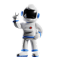 可爱星球宇宙探索3D卡通形象模型素材 - 拜拜设计