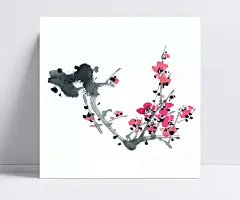 腊梅枝头|腊梅,枝头,花卉牡丹,百花,中国画,水墨,绘画,泼墨,晕染,花蕊,国画,花卉,鲜花,写意,花鸟,鲜花园艺,全屏海报,电商模板