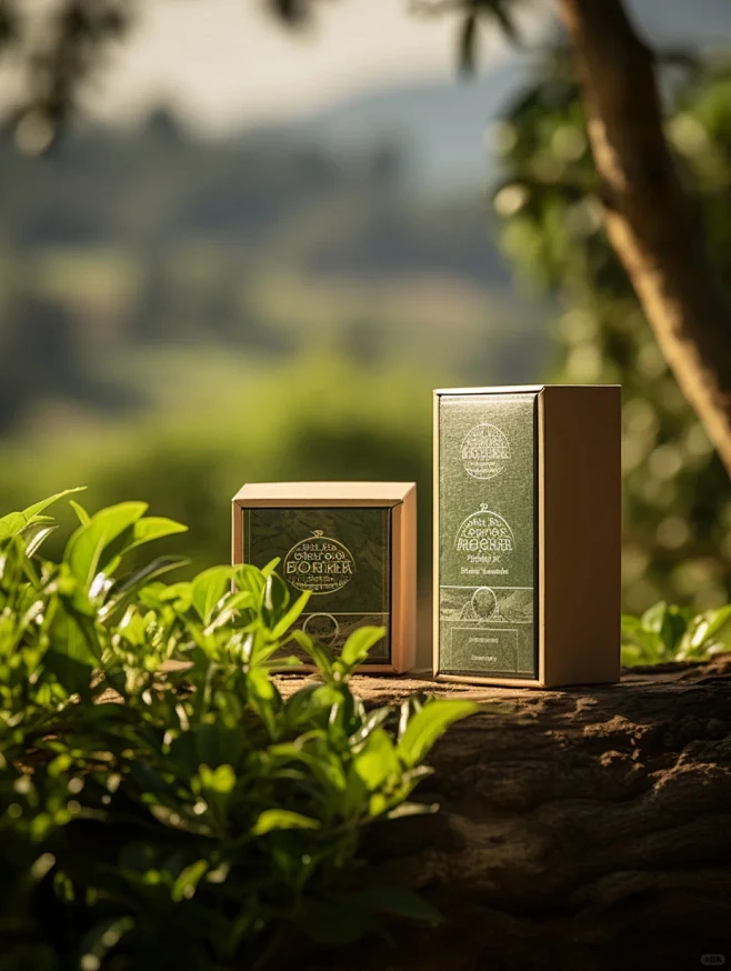 Midjourney 茶叶场景，茶叶包装设计-花瓣网