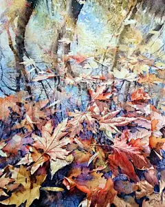 水彩---叶子 - 高清图片，堆糖，美图壁纸兴趣社区