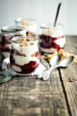 Strawberry Blackberry Yogurt Parfaits