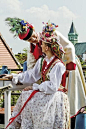 Traditional wedding outfit from Cracow