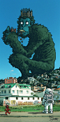 l'INVASION, Heri Shinato : My hometown (Antananarivo) invaded by strange creatures