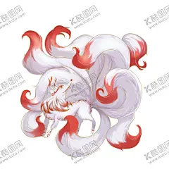 山海经神兽 【酷图网】山海经神兽,手绘龙凤,神兽,动漫插图,psd国潮,游戏,山海经,神话传说动物