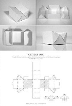 果冻妹V采集到设计素材✘包装盒/模切图/刀模图