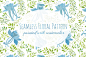 Watercolor floral pattern on Behance