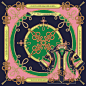 独幅 矢量图 花纹 欧式花纹 2022春夏-国际箱包设计在线