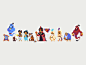 Aladdin Cast Pixel Art