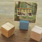 创意日式木质卡片座