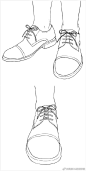 #绘画参考# 鞋子的各种角度参考绘画超话 #绘画教程# ​​​​