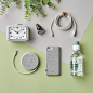 Smartphone range - ADEQWAT : Smartphone ecosystem accessories that works around magnetic. Your smartphone case has a metal plate inside to be compatible with the car holder and the charger.