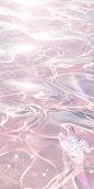 春日水晶粉粉嘟嘟发光蝴蝶壁纸️_11_夜间萤火_来自小红书网页版