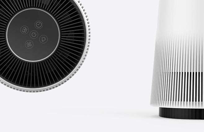 Desktop air purifier