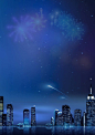 唯美城市夜景地产海报背景模板_新图网 https://ixintu.com 唯美 城市夜景 地产海报 背景模板 星空 海报背景 楼盘 烟花 星光 蓝色