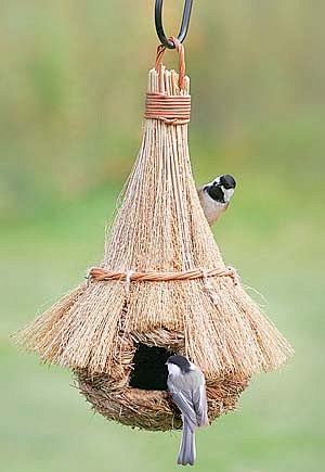 稻草扎的鸟窝