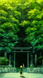 一种安定人心的味道，那些美得不像话的日本神社！精美图集