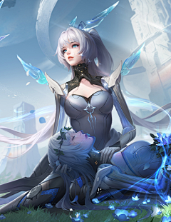 AI绘画师凡歌采集到王者荣耀人物皮肤