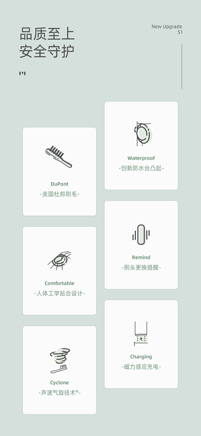 花上电动牙刷成人软毛自动牙刷智能感应充电...