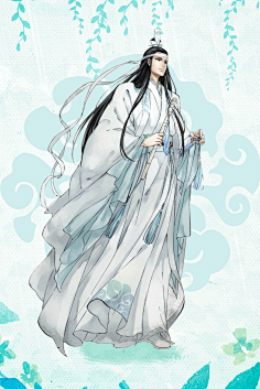魔道祖师-花瓣网|陪你做生活的设计师 | 古风立绘免抠男