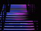 1600x1200 Wallpaper stairs, steps, backlight, dark, blue, purple