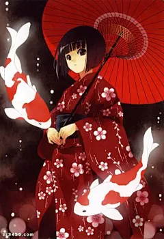 日系古风插画唯美图片分享