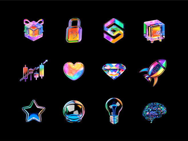 Stack Glass Icons by...