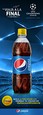 Viaja ala final con PEPSI - UEFA CHAMPIONS LEAGUE : Viaja a la final con PEPSI - KV + Material POP