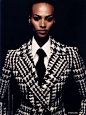 Joan Smalls --- I think I'm more in love with the overall composition than the fashion. bangin nonetheless.