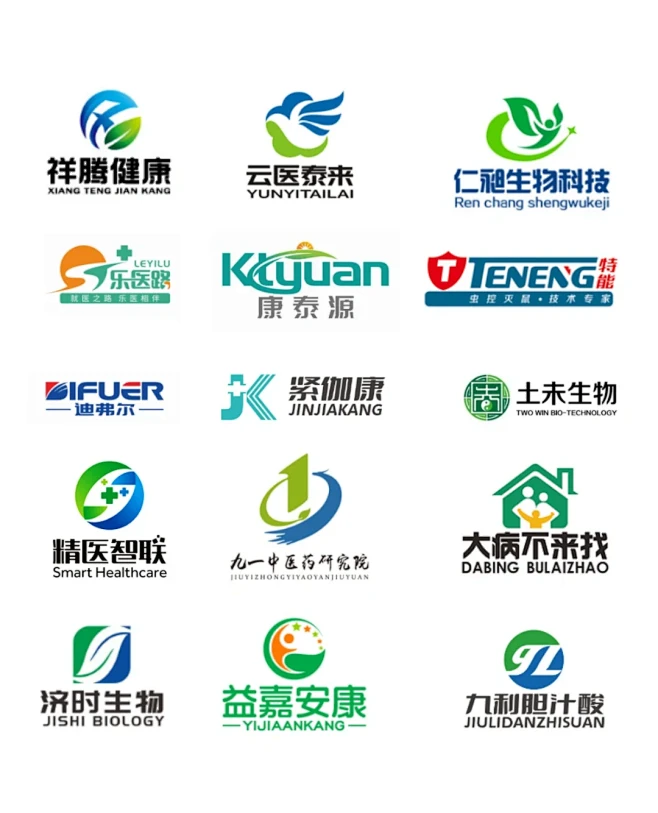 医疗|健康行业LOGO 生物科技LOGO