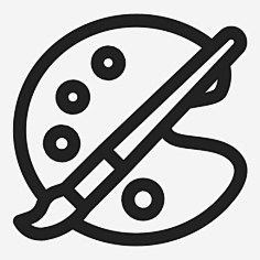 com 调色板 色调 颜料.88icon.