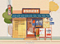 手绘插画投稿:@SanQian_三千 | 日本建筑系列合集 ​​​​