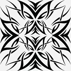 创意黑色线条图高清素材 几何手绘 手绘花 旋纹 矢量花 矢量花纹 线性花 花 花朵 花纹 花纹图 螺旋花 装饰 免抠png 设计图片 免费下载