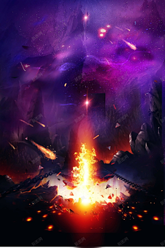 妖妖不胖采集到背景-科技合成