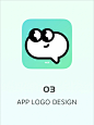 绿色系app logo design