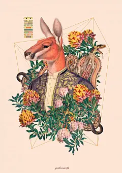 Yes I do充满奇思妙想的拼贴插画