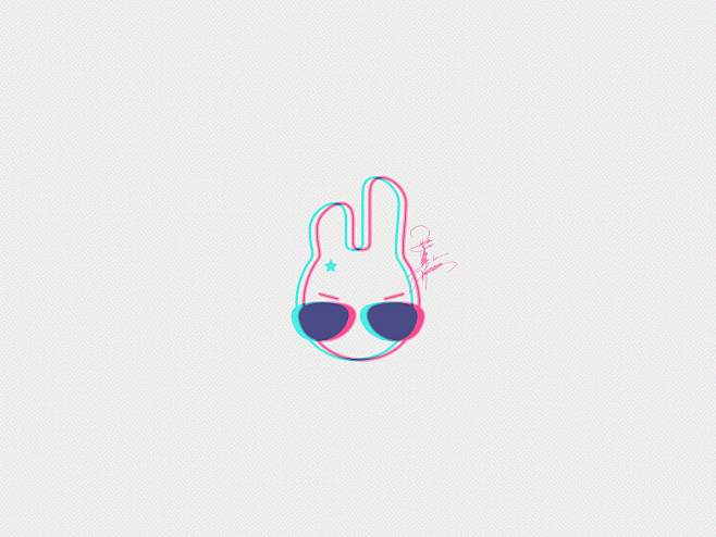 戚薇logo以及插画设计，by FOM ...