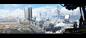Maverik City Walls, Albert Ramon Puig : Concept art of personal sci-fi project