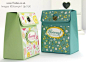 Stampin' Up! UK Demonstrator Pootles - Pinch Close Flat Topped Box Tutorial: 