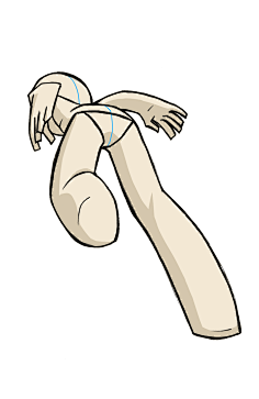 肢体动作-花瓣网|陪你做生活的设计师 | 发画法# #发型设计# #动漫