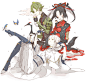 #刀剑乱舞#莺丸 小乌丸 鹤丸