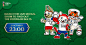 2018年俄罗斯世界杯吉祥物 | 2018 Worldcup Mascot - AD518.com - 最设计