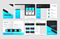 Free vector corporate brochure template design