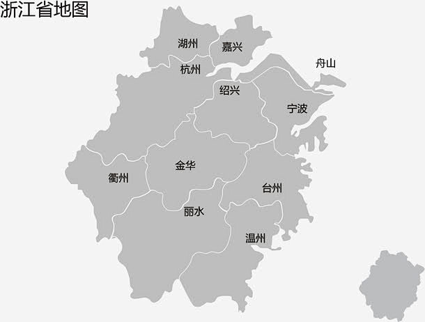 浙江省地图