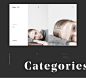 Kate Photo Website : "Kate is Here" is the project of lifestyle and fashion photographer based in Poland. The main goal of the project was to create minimalistic and clean interface - according to Kate's art style - and highlight her main goals 