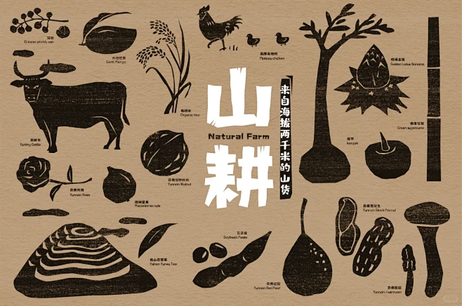木刻版画风格的插画应用 - 小红书-花瓣网