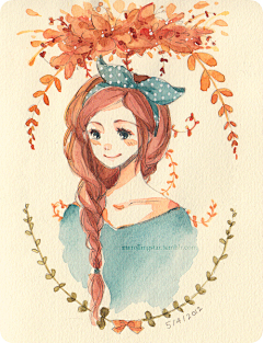℡ヽ小情绪〃失控采集到插画女孩