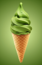 CGI Matcha ice cream : Hope you like it ！