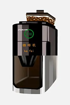 电动的咖啡机插画图片大小2000x3000px 图片尺寸1.18 MB 来自PNG搜索网 pngss.com 免费免扣png素材下载！创意插画#卡通插画#卡通手绘#绿色的按钮#智能咖啡机#