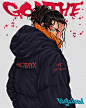 Van Goathe：喜欢漫画、街头服饰、嘻哈音乐，并将这些融入到他的作品中。
熟悉的二次元人物，穿上了三次元的名牌服饰，帅气值大大翻倍。